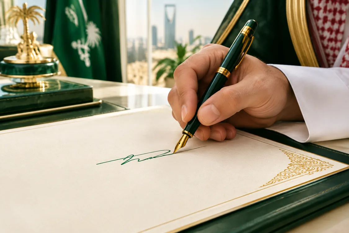 مشهد توضيحي مولّد بالذكاء الاصطناعي لدراسة الالتزامات المالية بهوية سند