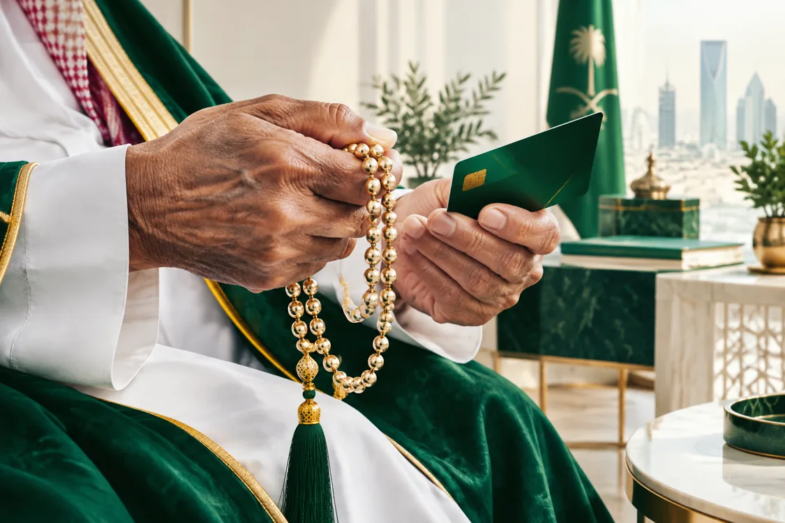 مشهد توضيحي مولّد بالذكاء الاصطناعي لدراسة الالتزامات المالية بهوية سند
